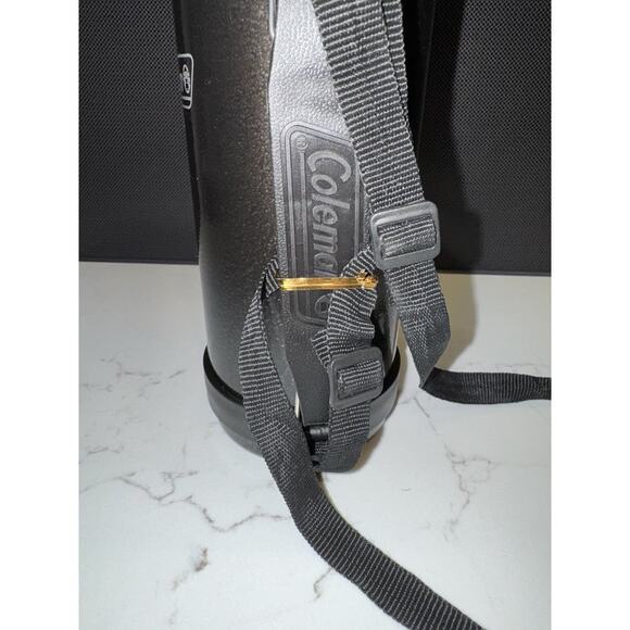 Coleman Vacuum Bottle Stainless Steel (black) 25oz Thermos With Strap NEW - Picture 8 of 8